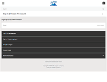 Tablet Screenshot of pacific-supply.com